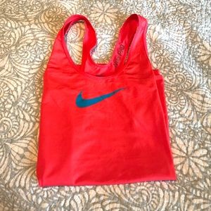 Nike Pro women’s workout top in orange